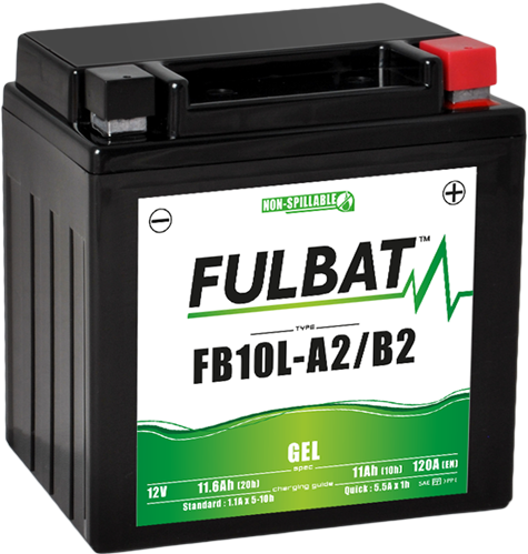 FULBAT Gelový akumulátor FB10L-A2/B2 GEL (YB10L-A2/B2 GEL)