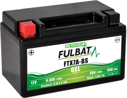 FULBAT Gélový akumulátor FTX7A-BS GEL (YTX7A-BS GEL)