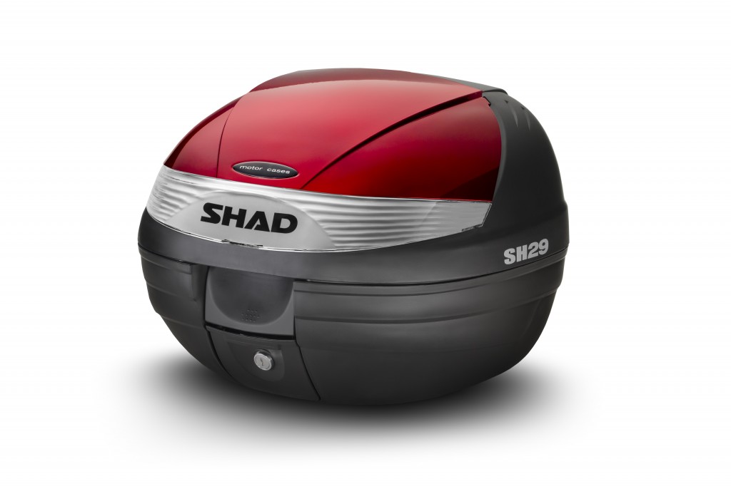 SHAD Topcase - s barevným krytem SH29 červená