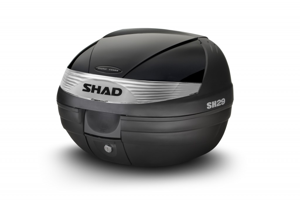 SHAD Topcase - s barevným krytem SH29 Metalická černá