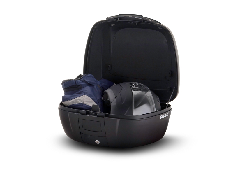 SHAD Vrchní kufr na motorku SH40 hliníkový vzhled