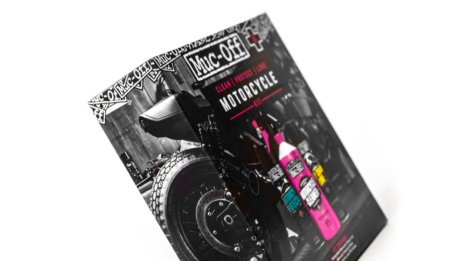 Súprava na ochranu,čistenie  a mazanie motocyklov MUC-OFF