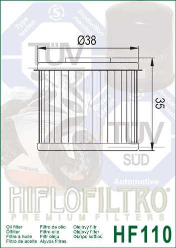 Olejový filter HIFLOFILTRO HF110