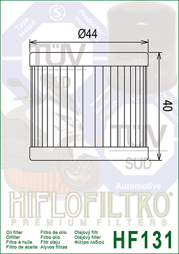 Olejový filter HIFLOFILTRO HF131