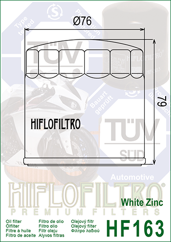 HIFLOFILTRO Olejový filter HF163