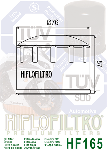 HIFLOFILTRO Olejový filter HF165