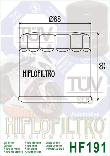 HIFLOFILTRO Olejový filter HF191