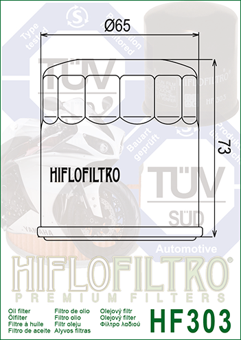 HIFLOFILTRO Olejový filter HF303