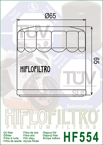 HIFLOFILTRO Olejový filter HF554