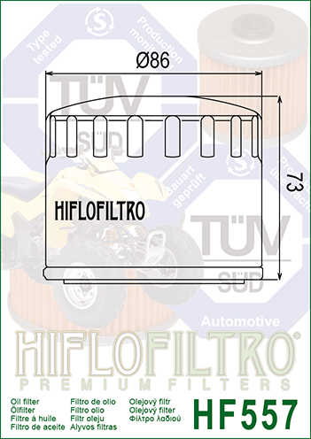 HIFLOFILTRO Olejový filter HF557