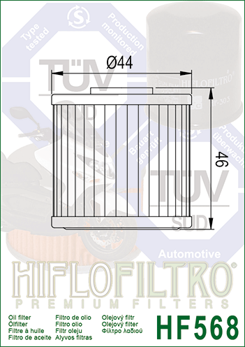 HIFLOFILTRO Olejový filter HF568