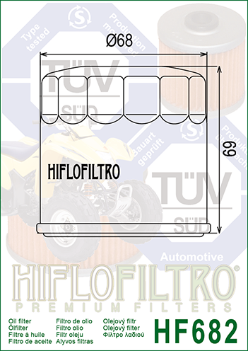HIFLOFILTRO Olejový filter HF682