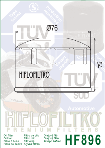 HIFLOFILTRO Olejový filter HF896