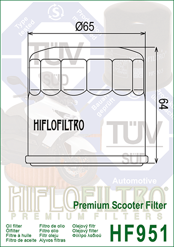 HIFLOFILTRO Olejový filter HF951